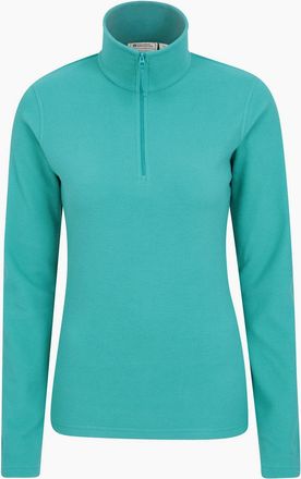 Mountain Warehouse Womens Mountain Warehouse Womens/Ladies Camber II Fleece Top - Blue/Green - Size: 10/8