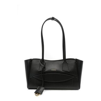 Hidesins Shopper S Schoudertas - Dames - Tassen - Zwart - Maat: ONE Size Leer