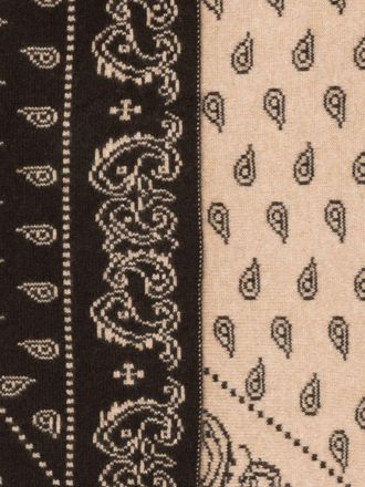Guest In Residence Reversible Paisley Cashmere Scarf - Brown