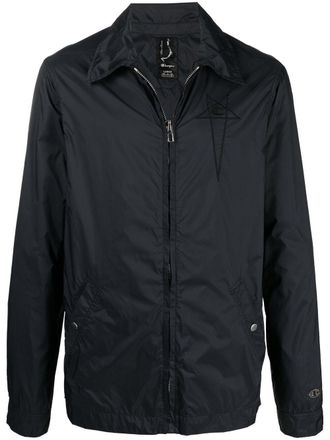 Rick Owens front zip shell jacket - Black
