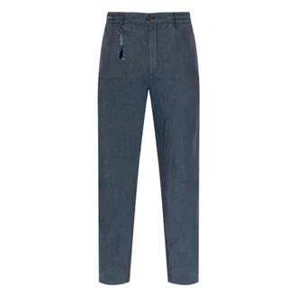 Paul & Shark Paul & Shark, Slim-fit Trousers, male, Blue, Size: M Slim-fit Trousers