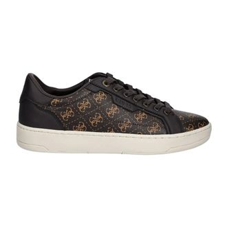 Guess Fmjvic Ele12 Sneakers - Heren - Schoenen - Bruin - Maat: 45 EU Leer