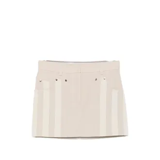 Fendi Logo-patch Mini Skirt