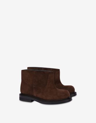 Moschino Suede ankle boots Olivia - Brown
