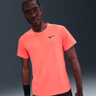 Nike Mens Court Slam Dri-FIT ADV Tennis Top in Orange | HM6710-873