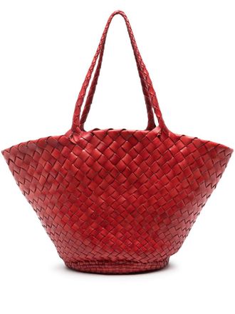 Dragon Diffusion Egola leather tote bag - women - Calf Leather - OS - Red
