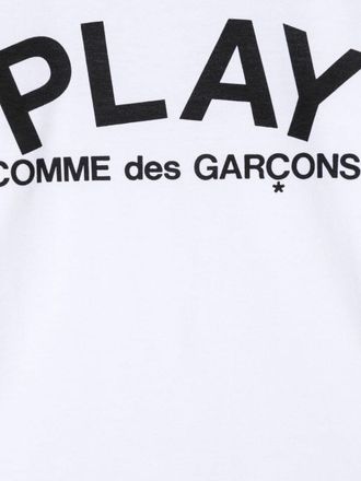 Comme Des Gar&ccedil;ons Logo Cotton T-Shirt - White
