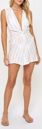 L*Space Costa Nova Cover-Up Minidress in Fine Line Stripe at Nordstrom Rack, Size X-Small