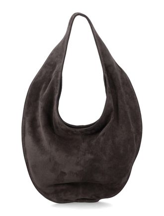 Maeden Rounded Suede Nappa Tote Bag