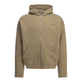 Autry Felpa con zip e logo - - Sweatshirts & Hoodies - Uomo - Beige - S