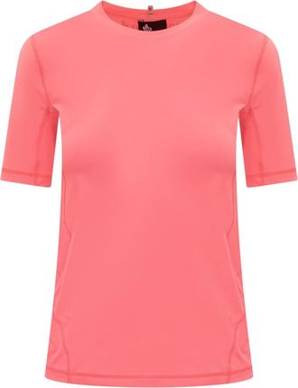 Moncler Short Sleeve T-Shirt - Dames - T-shirts - Roze - L - Tops