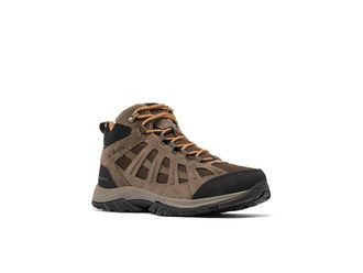 Columbia Redmond III Mid Waterproof Mens Climbing Shoes Cordovan/Elk : 10.5 D - Medium, Leather