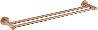 Adema Rise Dubbele Handdoekrek - 60 cm - passend bij Grohe Brushed Warm Sunset