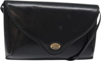 Gucci Pre-owned Leather gucci-bags - Dames - Vintage Schoudertas - Zwart - ONE Size - Leer - Vintage