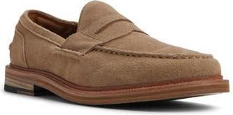 Aldo Buckley Penny Loafer in Taupe at Nordstrom Rack, Size 10.5