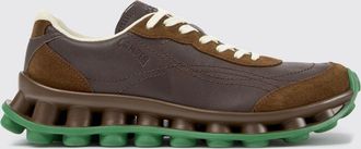 Camper Sneakers Pelotissima in pelle e nabuk con design astratto bicolor