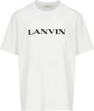 Lanvin Heren, Tops, Wit, Maat: M Katoen
