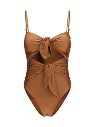 Zimmermann Womens Swimsuit Aster Walnut Polyamide Swimwear Sea Clothing