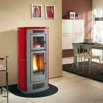 Dmora Dmora - Accesorio De Calefacci&oacute;n Allerona, Accesorio Para Estufa, Utensilios De Calefacci&oacute;n, Gadget De Calefacci&oacute;n, Made In Italy, 60x70 H1 Cm, Negro