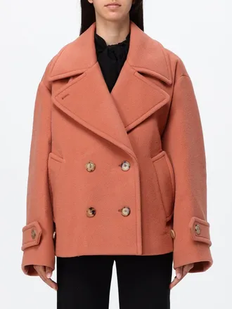 Chlo&eacute; Coat Woman color Pink