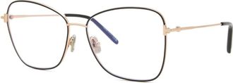 Tom Ford Blue Light Block Butterfly Ladies Eyeglasses FT5906-B 001 55