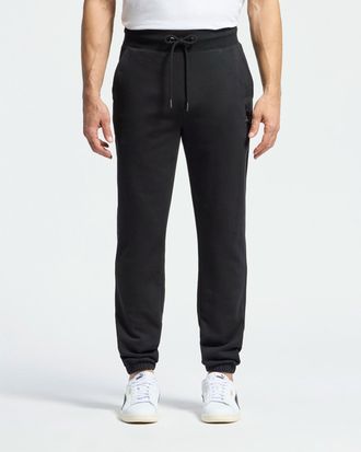 Psycho Bunny Mens New Castle French Terry Sweatpant 001 BLACK / XS