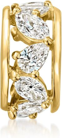Ross-Simons Multi-Shaped Lab-Grown Diamond Rolling Charm in 18kt Gold Over Sterling