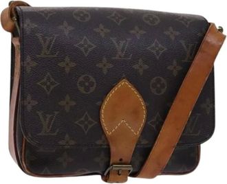 Louis Vuitton Pre-owned Cross Body Bags, female, Brown, Size: ONE SIZE Pre-owned Canvas Crossbody Bag
