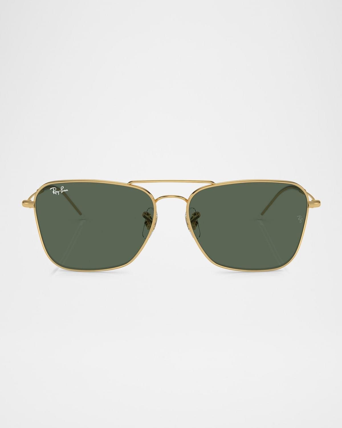 Montblanc MB0456S 001 Mens Sunglasses Gold Size 54 from 