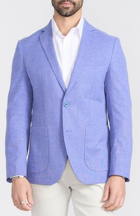 The Savile Row Company Gantona Textured Sport Coat in Purple at Nordstrom Rack, Size 40Regular