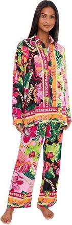 Show me your Mumu Sleep In Pj Set Womens Pajama Sets Hot Topic Nights Silky : 2XL, Polyester