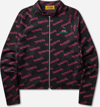 Hysteric Glamour Women s Cherry Embroidered Jacket Black