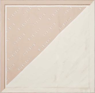 Givenchy Logo silk twill scarf