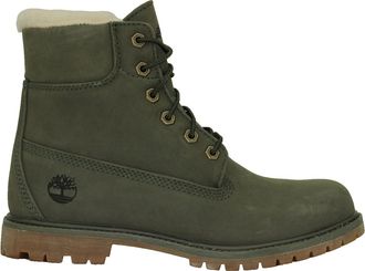 Timberland Premium 6 Inch Lambskin Boots Waterproof Womens Winter, dunkelgrün, 5.5 UK