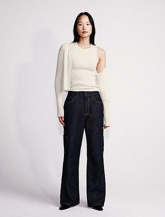 Calvin Klein High Rise Wide Leg Jeans