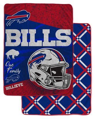 Pegasus Sports Buffalo Bills Nfl Team Helmet Oversized Fleece Blanket