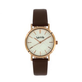 Sophie & Freda Sophie en Freda Budapest horloge met leren band