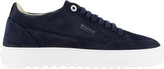 Mason Garments Schoenen, Heren, Blauw, 46 EU, Leer, Sneakers