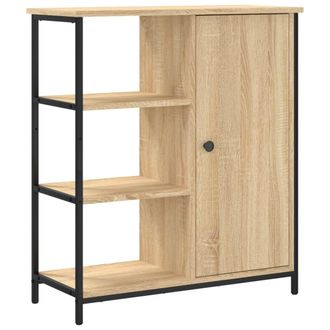 vidaXL Vidaxl - Aparador De Madera De Ingenier&iacute;a Roble Sonoma 70x30x80 Cm