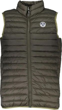 North Sails Groene Polyamide Mouwloos Avontuurlijk Jack - Heren - Bodywarmers - Groen - 2XL - Leer - Jassen