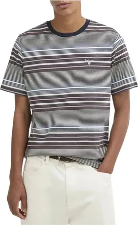 Barbour Steelrigg Stripe T-Shirt - Heren - T-shirts - Veelkleurig - L - Katoen - Tops