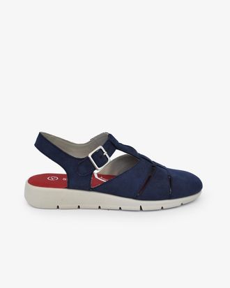 Saydo Womens Fleur Sandals In Blue