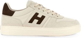Hogan White H668 leather sneakers