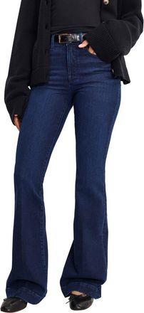 Good American Good Legs High Waist Flare Jeans in Indigo1150 at Nordstrom, Size 00