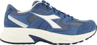 Diadora Mythos Star Pigskin Sneakers - Dames - Sneakers - Blauw - 38 1/2 EU - Leer - Schoenen