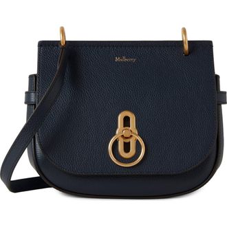 Mulberry Small Amberley Leather Satchel in Night Sky at Nordstrom