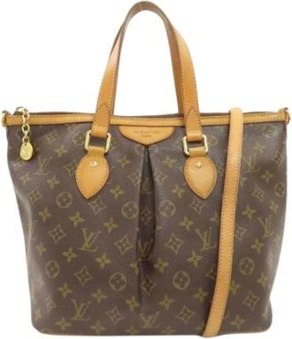 Louis Vuitton Pre-owned Handbags, female, Brown, Size: ONE SIZE Pre-owned Palermo PM Tote Bag