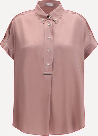 Brunello Cucinelli Camicia in seta Woman XXS