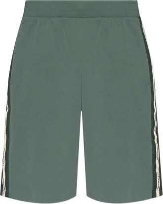 Emporio Armani Shorts con righe laterali - Verde