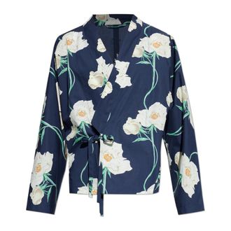 Kenzo Kimonos, female, Blue, Size: XS Light Kimono Jacket